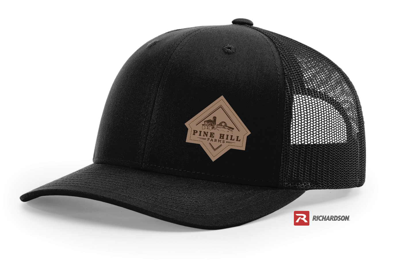 Richardson Trucker Cap - Black